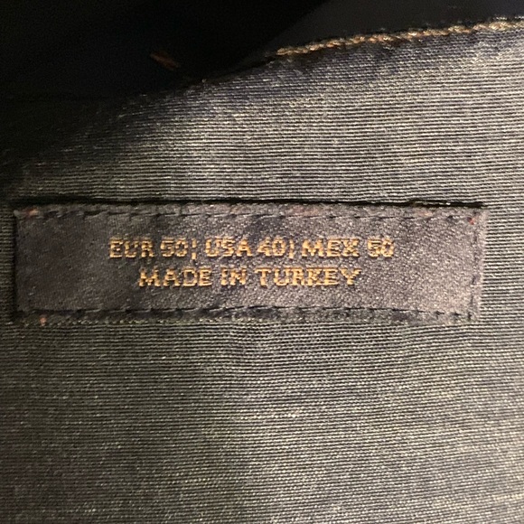 Zara men’s suit jacket blazer grey size 40 - Picture 4 of 4